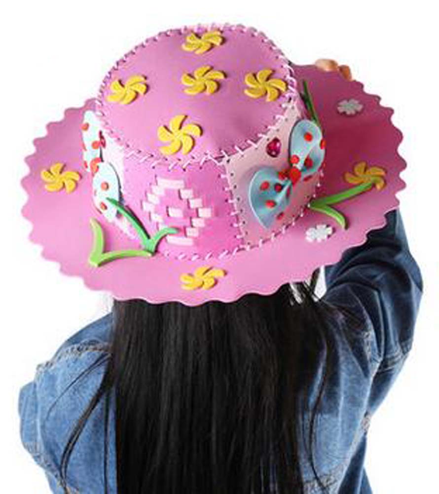 DIY Homemade Hat Creative Diy Toy Performance Props Pink
