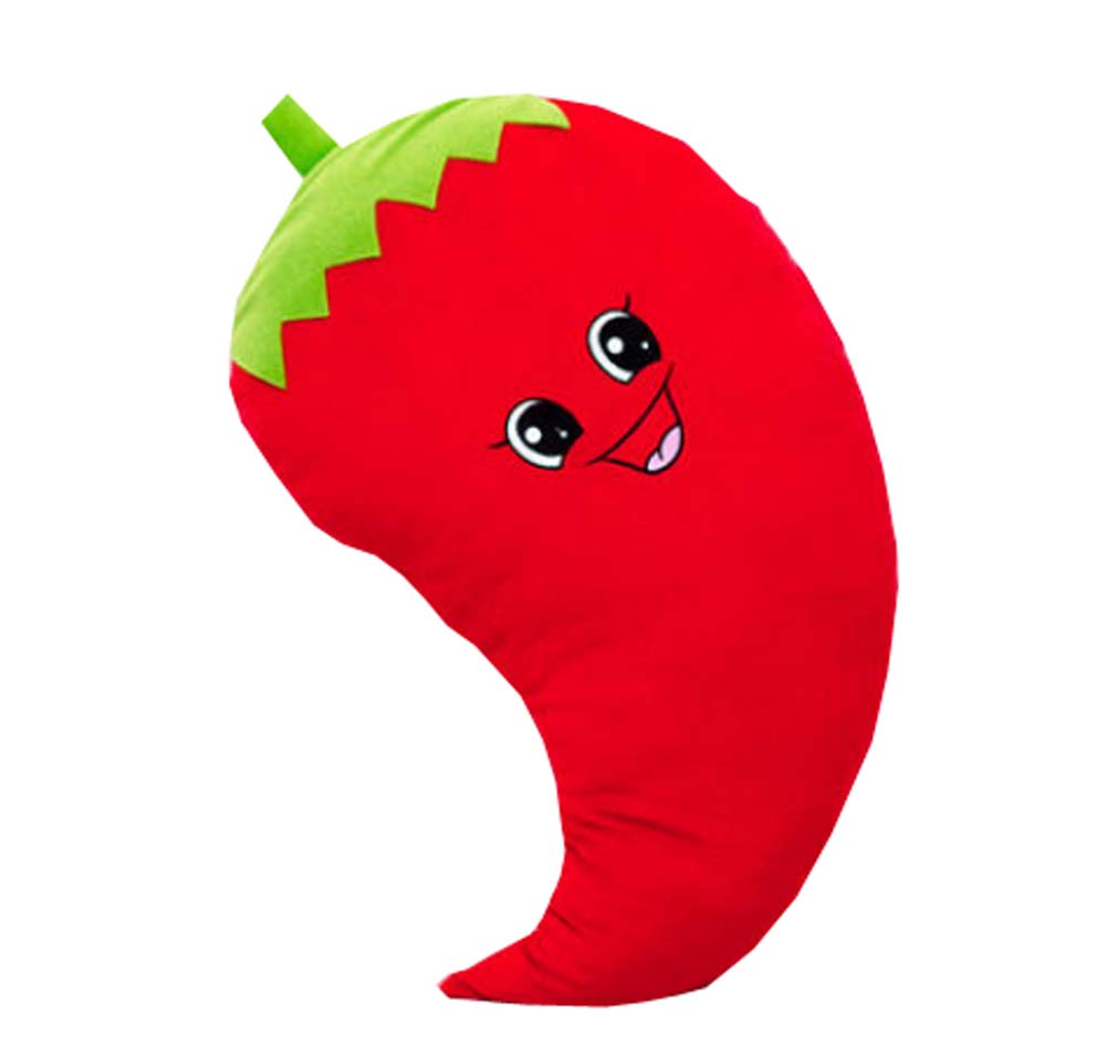 Chili Shape Creative Pillow 3D Plush Pillow Back Waist Cushion,45Cm