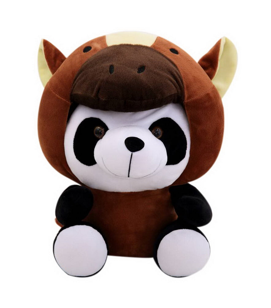 Cute Panda 12 Zodiac Doll Plush Toys Gift For Children Birthday Christmas, Horse