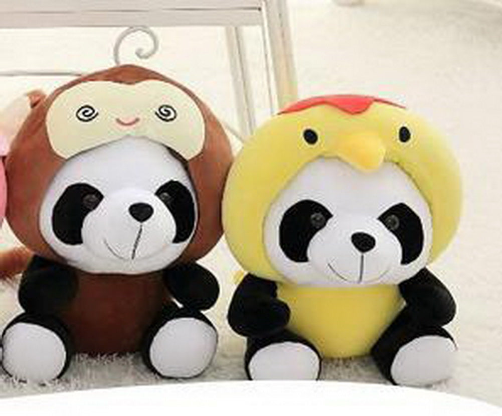 Cute Panda 12 Zodiac Doll Plush Toys Gift For Thanksgiving Christmas Day, Monkey