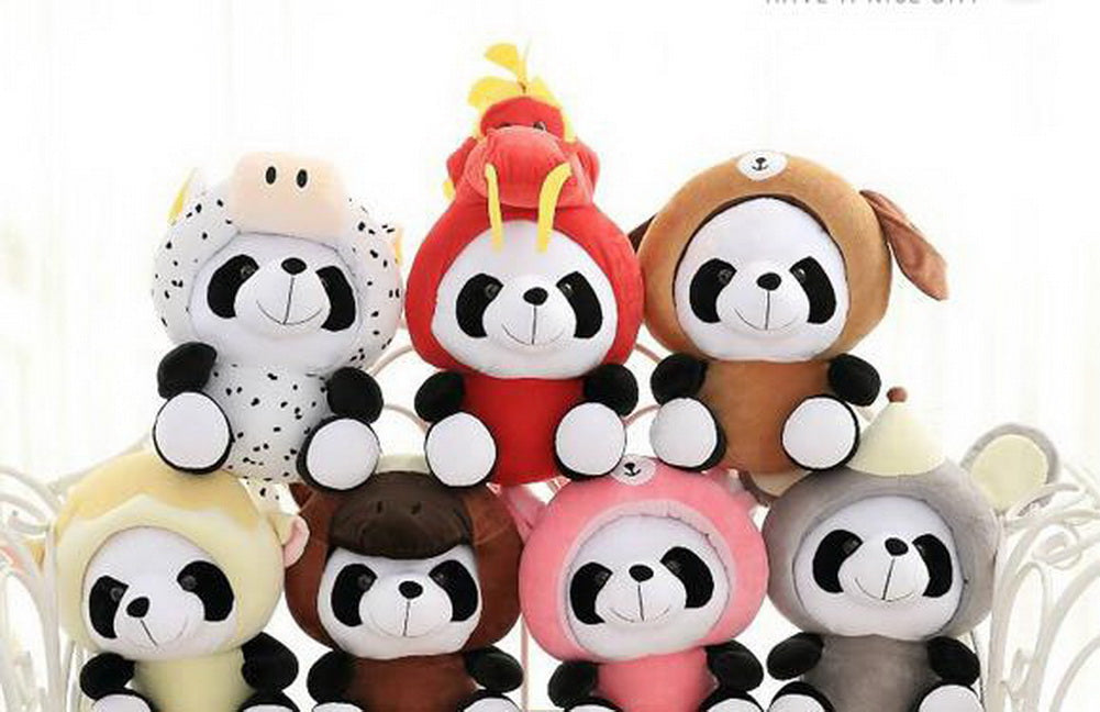 Cute Panda 12 Zodiac Doll Plush Toy Gift For Birthday Anniversary Christmas, Dog