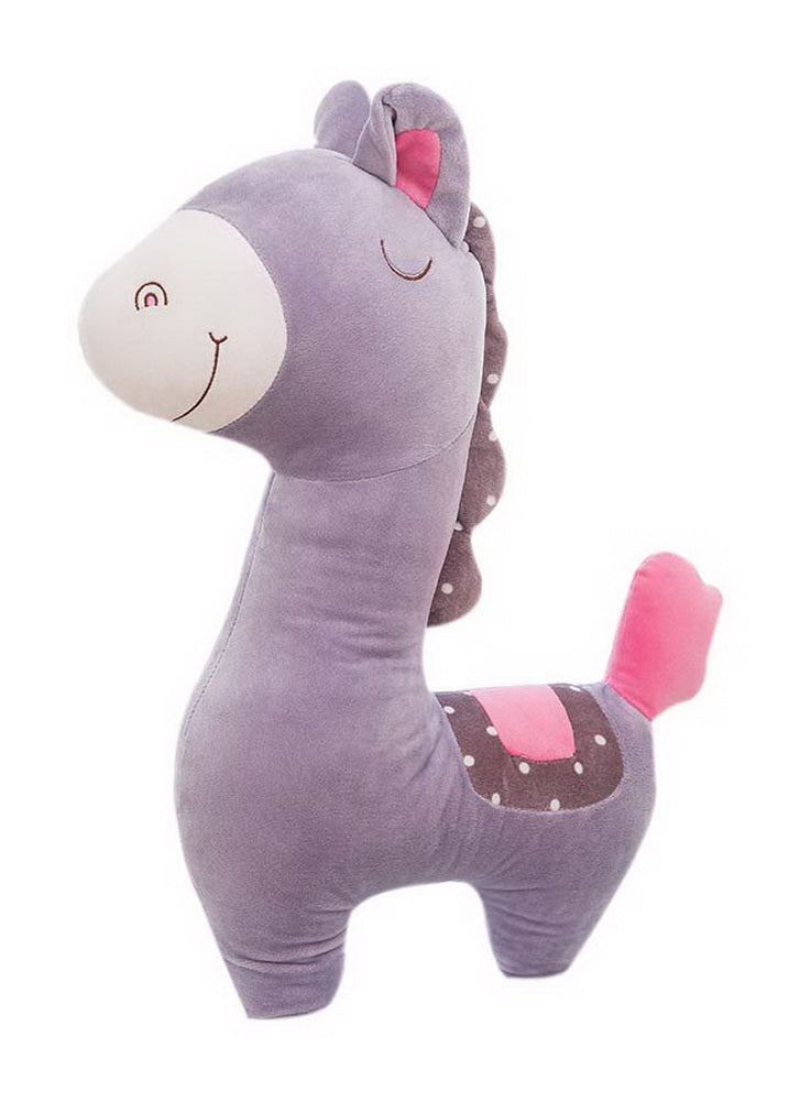 Light Purple Plush Toy Horse Cute Animal Pony Doll Valentine's Day Gift For Girl