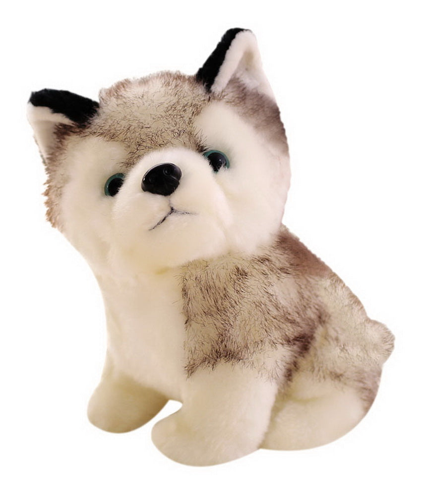 Super Cute Simulation Husky Doll Plush Toy Children Birthday Gift Puppy Doll Toy