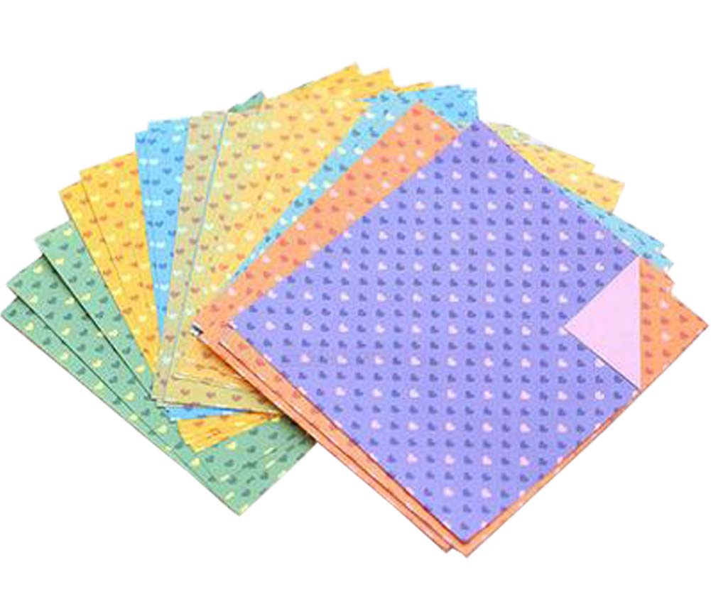 DIY Square Paper Crafts Colorful Folding Paper Kits Kids Crafts,90Pcs,15CM