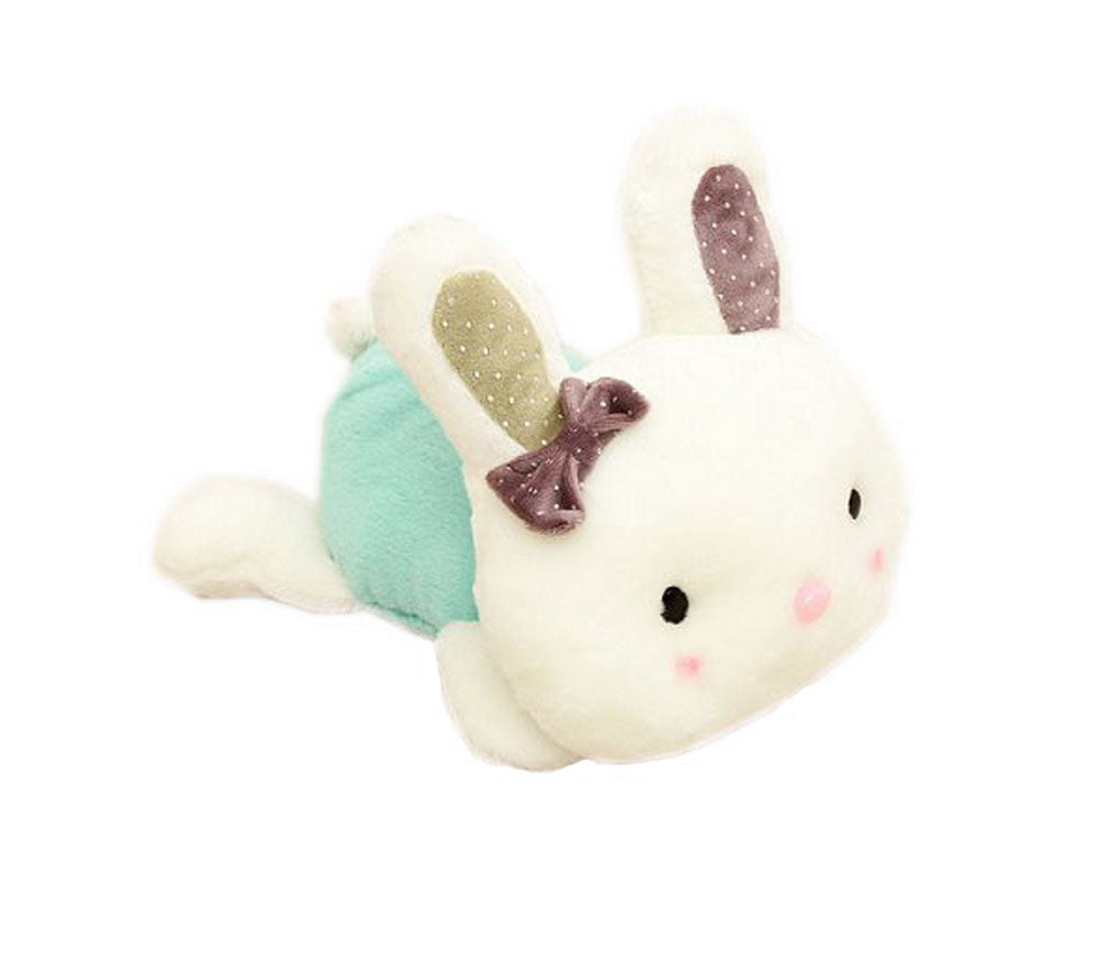 Cute Lying Rabbit Toy Green Plush Animal Toy30CM