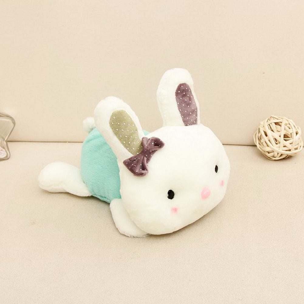 Cute Lying Rabbit Toy Green Plush Animal Toy30CM