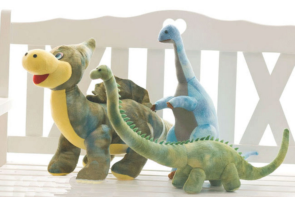 Dinosaur Plush Toy Stuffed Dinosaur Army Green Monoclonius 23.5''