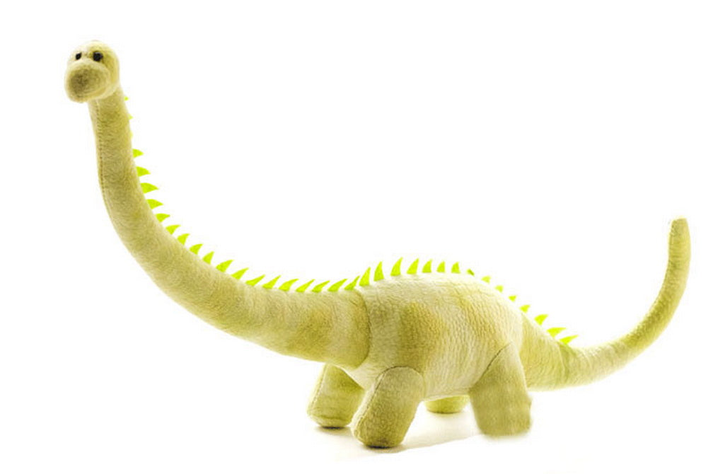 Dinosaur Plush Toy Stuffed Dinosaur Yellow Green Diplodocus 31''