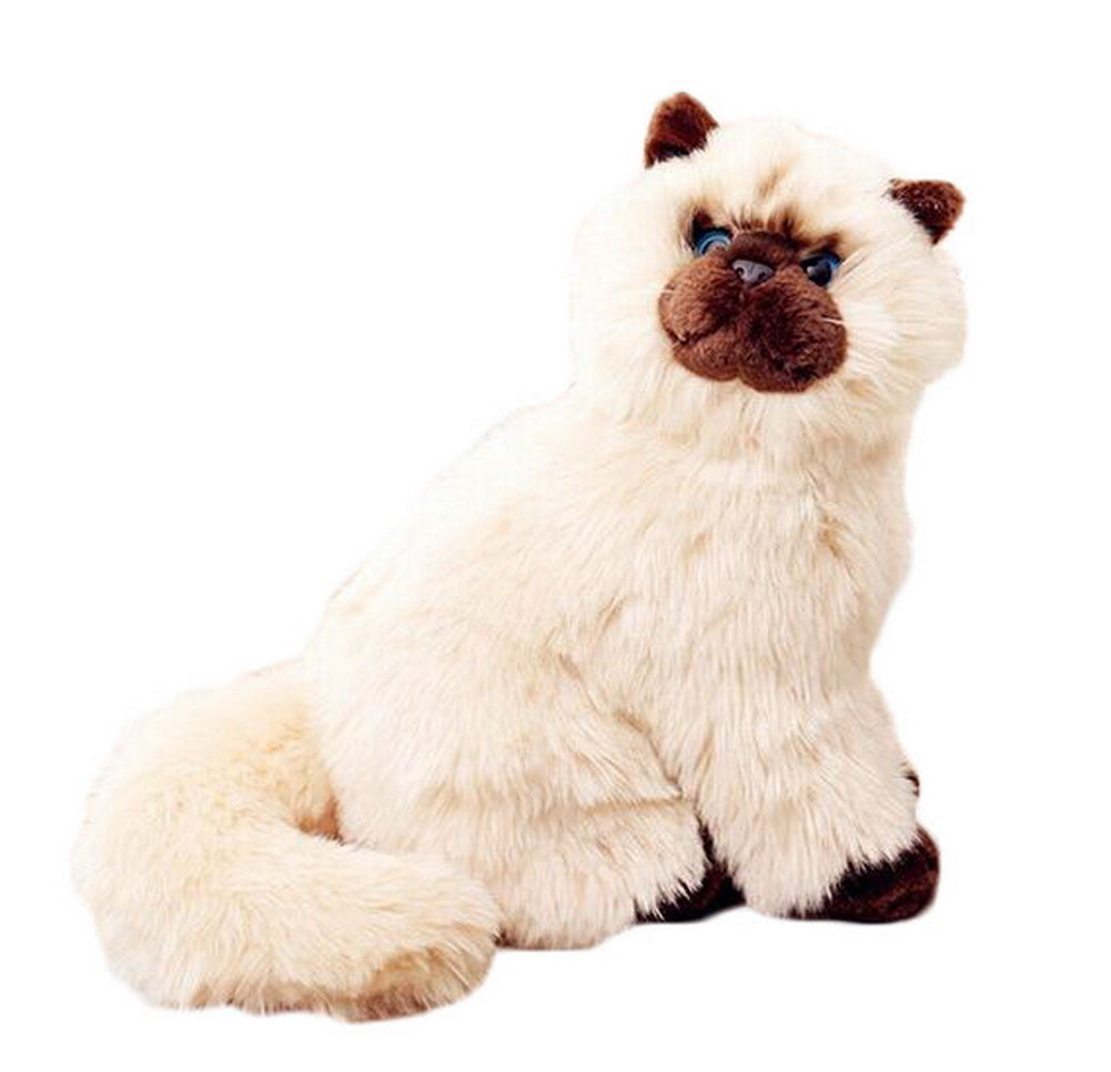 Lovely Cat Dolls Simulation Boyfriend Birthday Gift--Siam Cat Sitting