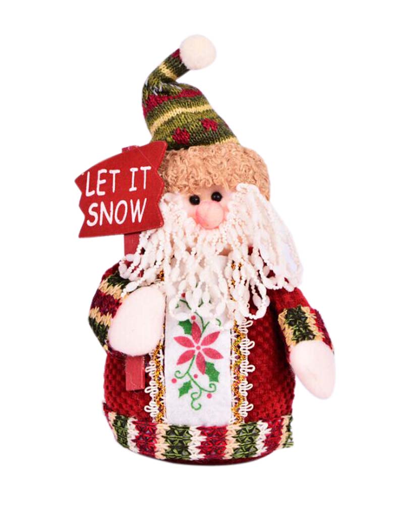 Santa Claus For Christmas Decoration/Christmas Dolls, J (25*12.5 cm)