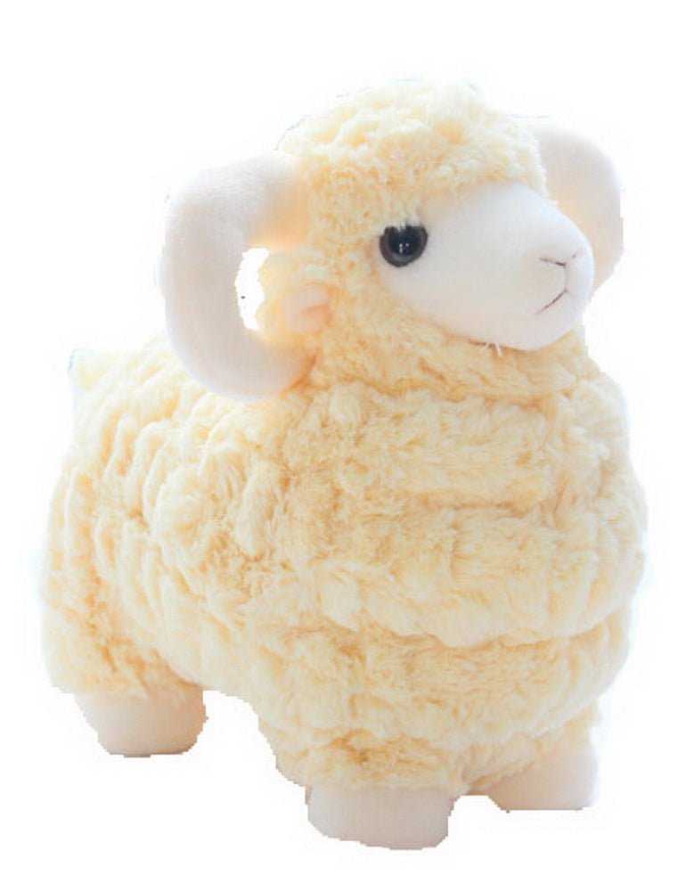 Little Sheep Plush Toy Zodiac Doll Birthday Gift--Yellow