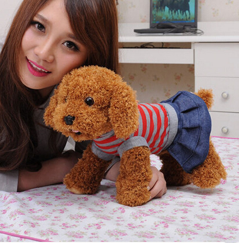 Simulation Dog Toy Plush Animal Toys Kids Toy 1 Pcs, 28cm Height
