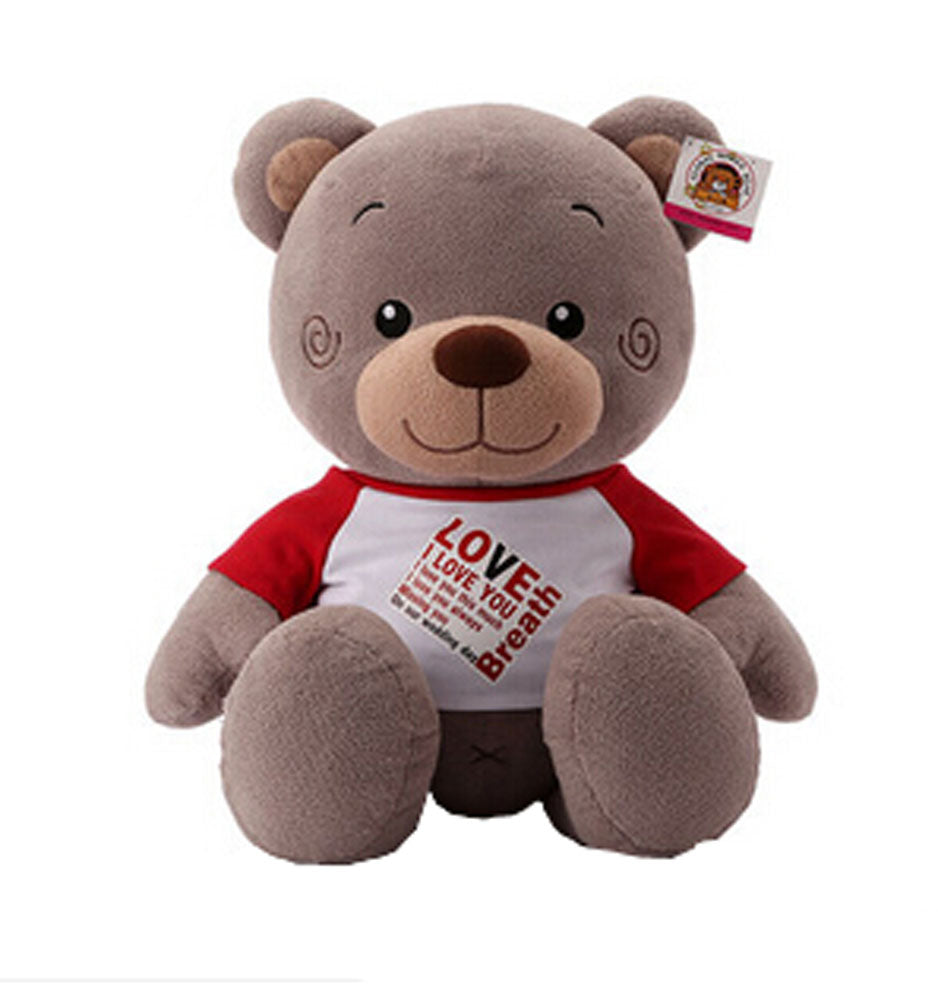 Bear Plush Toy Plush Animal Toys Kids Toy 1 Pcs, 30cm Height,Love Bear