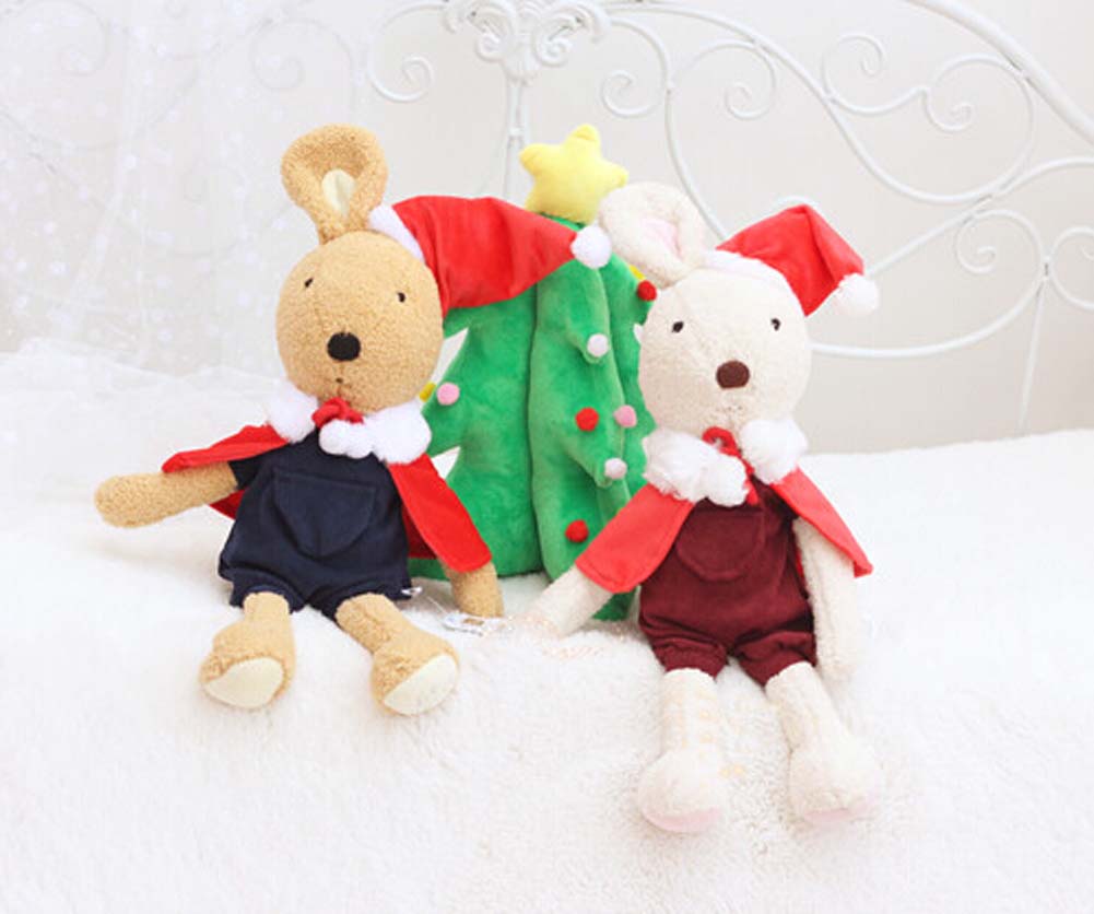 WHITE Rabbit Doll For Christmas Decoration/Christmas Gifts Children's Toy
