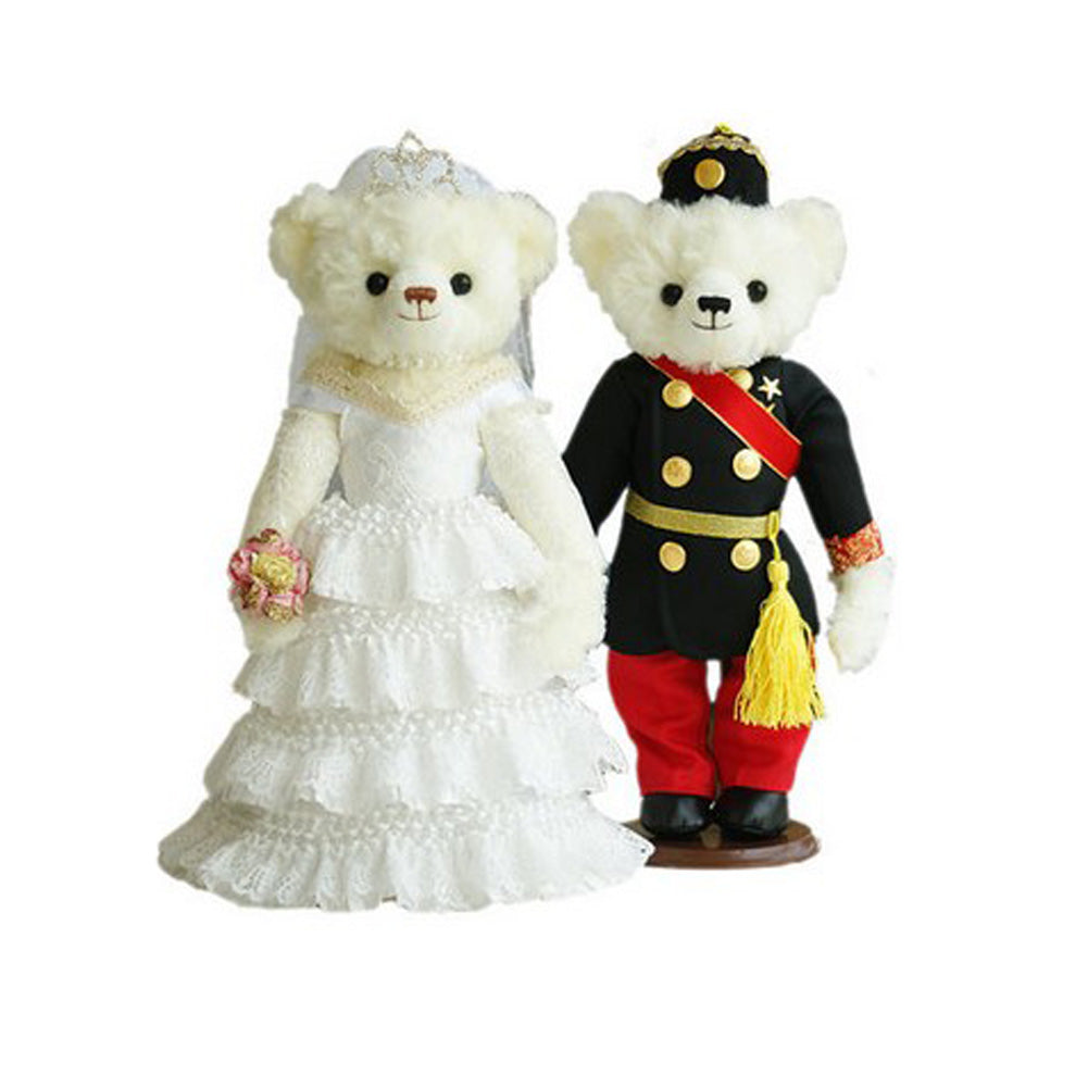 Lovely Wedding Bears Cute Teddy Bears Wedding Gift (White Lace Veil)