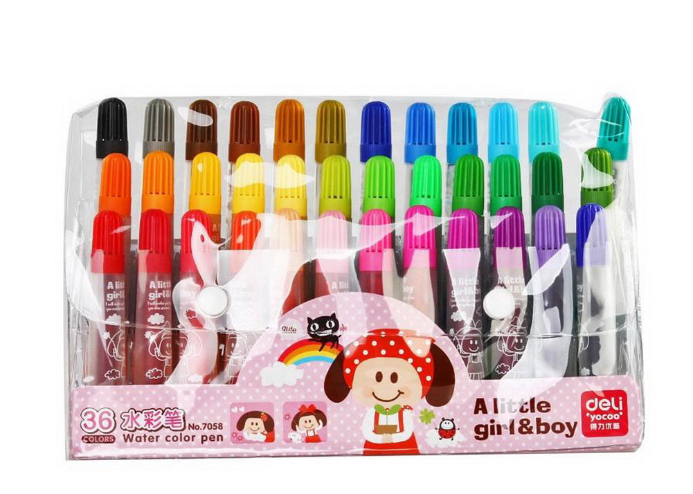 36 Assorted Colors Permanent Paint Markers for Kids, Random Color