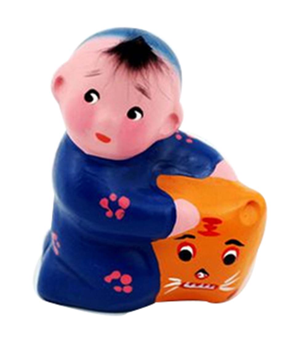 Gift Ornament China Style Clay Sculpture Crafts Crafts Clay Figurines