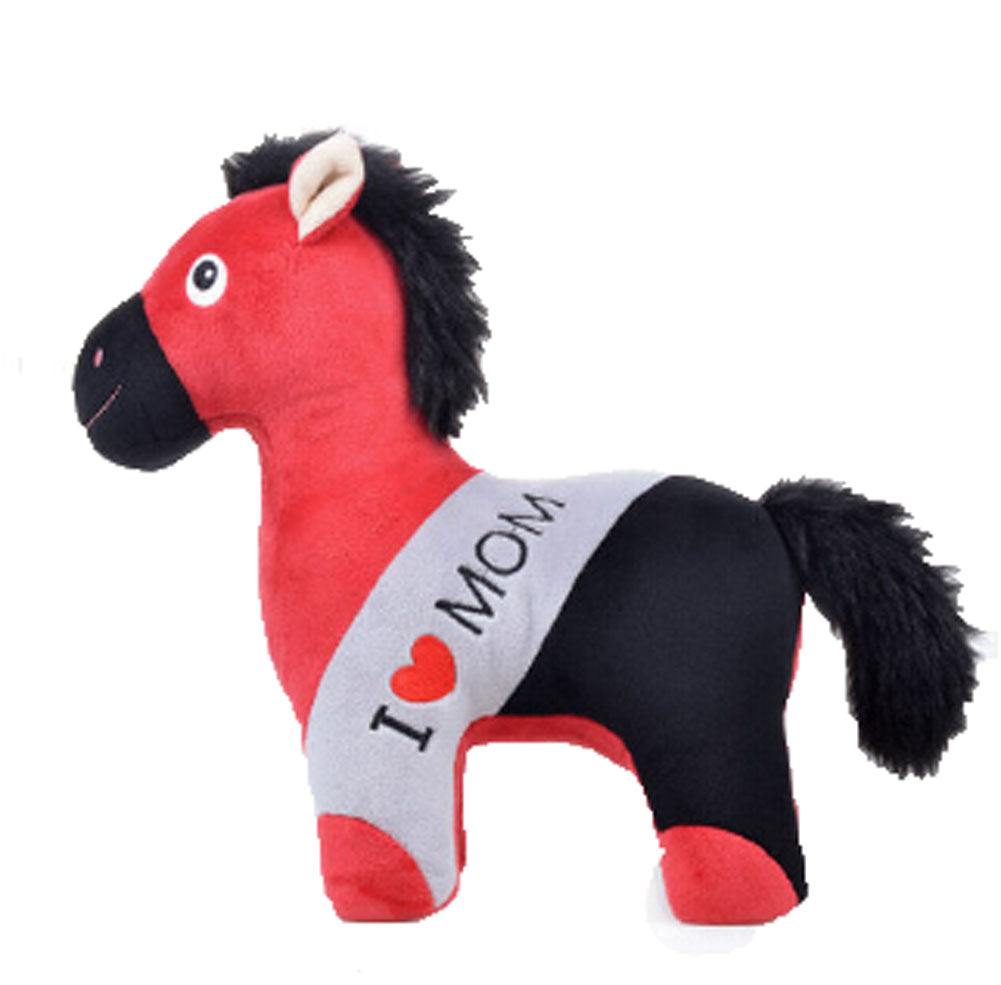 Great Choice, Happiness Cloud River Horse Plush Doll-The Red Horse Mother (22CM)