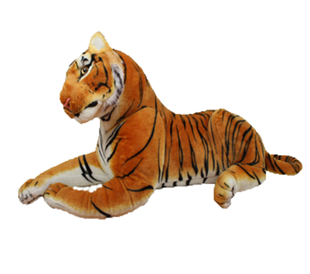 Great Choice,Plush Tiger  Toy 1Pcs,Brown And Yellow 40cm