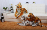 Great Choice,Plush Tiger  Toy 1Pcs,Brown And Yellow 40cm