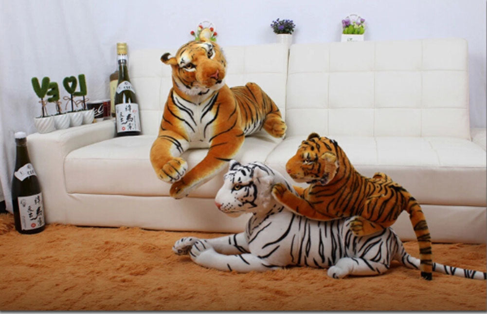 Great Choice,Plush White Bengal Tiger  Toy 1Pcs,40cm