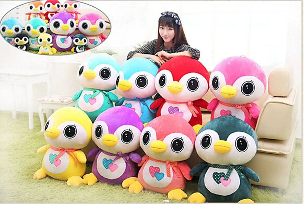 Great Choice,Plush Penguin  Toy 1Pcs,50cm,Rose Red