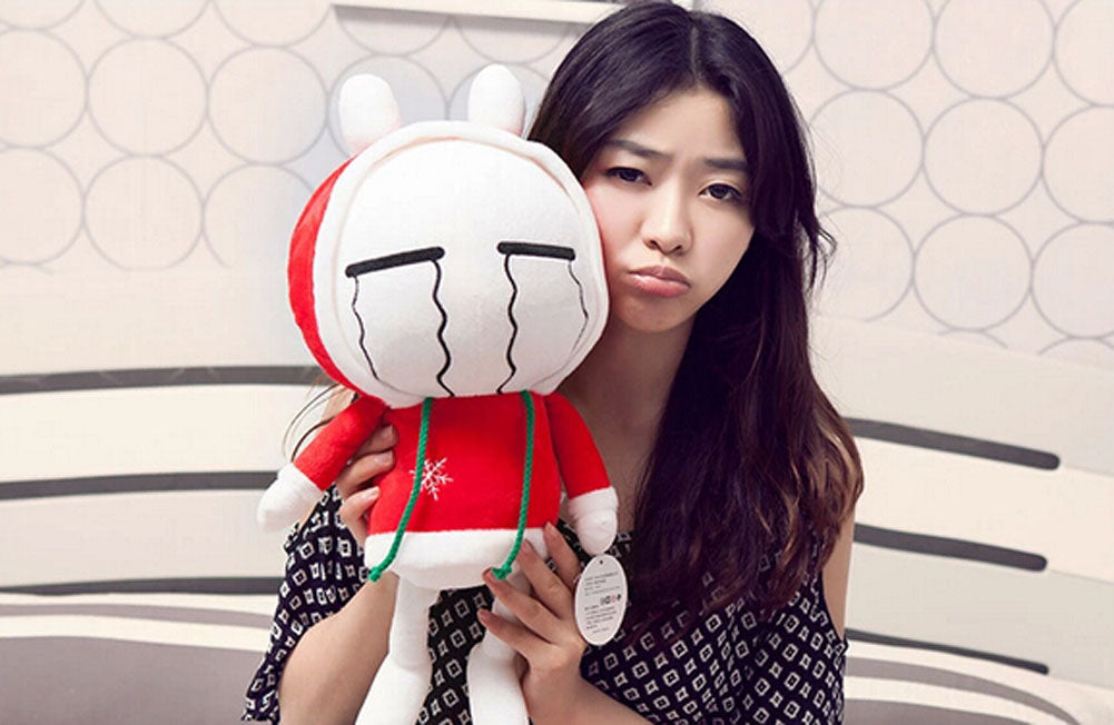 Great Choice,Plush Rabbit  Toy 1Pcs,50cm(Cry,Red)