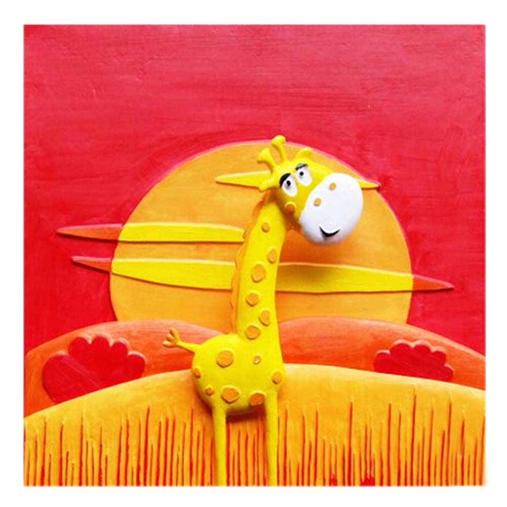 [Happy Giraffe] 3D Paint-By-Number Kits DIY Painting Crafts for Kids Over 5Years