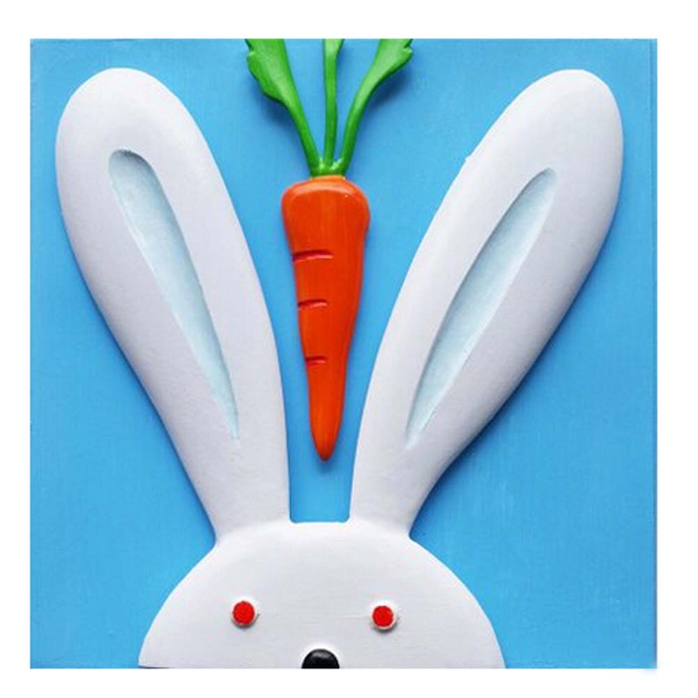 [Bunny&Carrot] 3D Paint-By-Number Kits DIY Painting Crafts for Kids Over 5Years