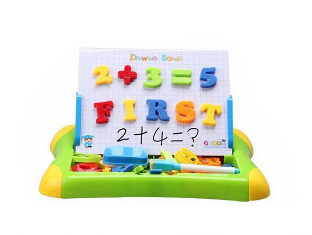 Alphabet & Numbers Magnets Tabletops Learning Dry Erase Board Math Toys