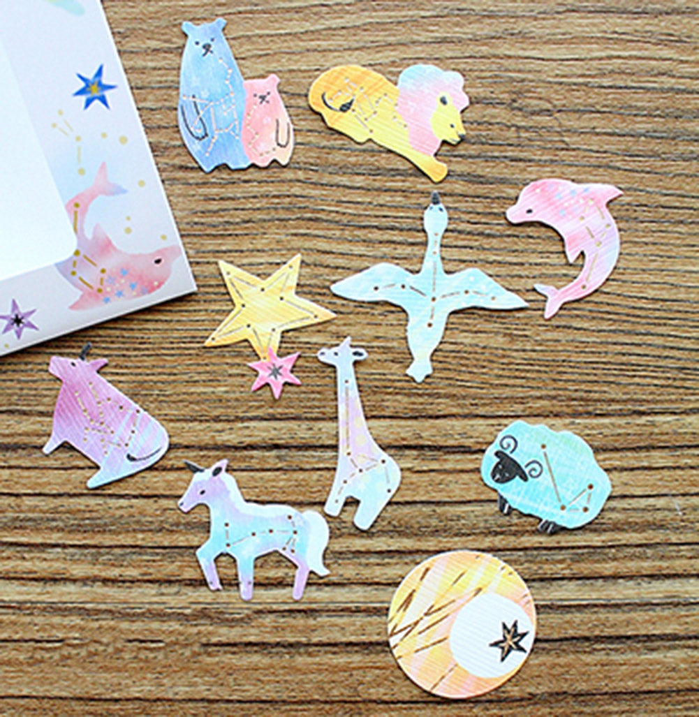 Set of 2 Creative Sticker/Stamp Decoration/Diary Stickers/DIY Decoration(Stars)