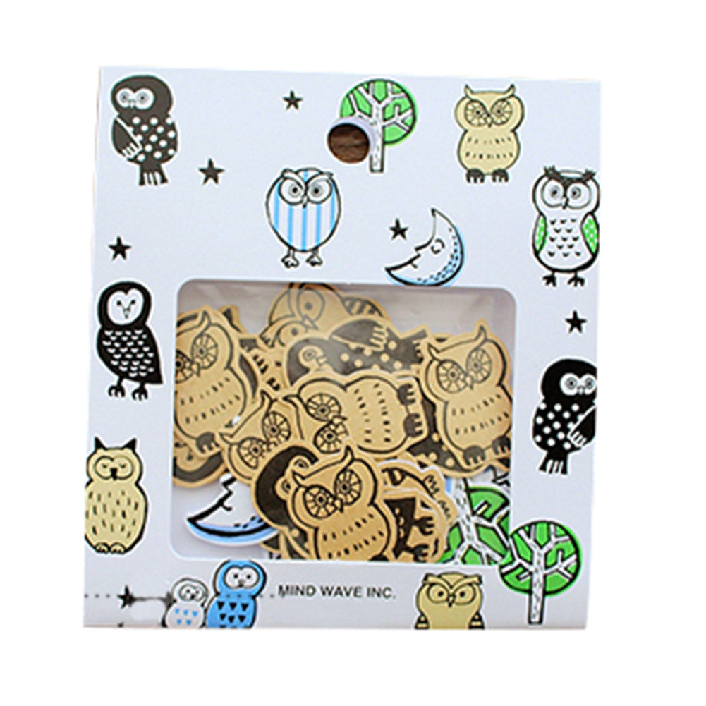 Set of 2 Creative Sticker/Stamp Decoration/Diary Stickers/DIY Decoration(Owl)