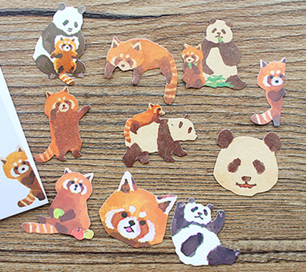 Set of 2 Creative Sticker/Stamp Decoration/Diary Stickers/DIY Decoration(Panda)