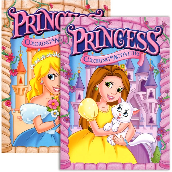 Jumbo Princess Coloring & Activity Book Case Pack 48