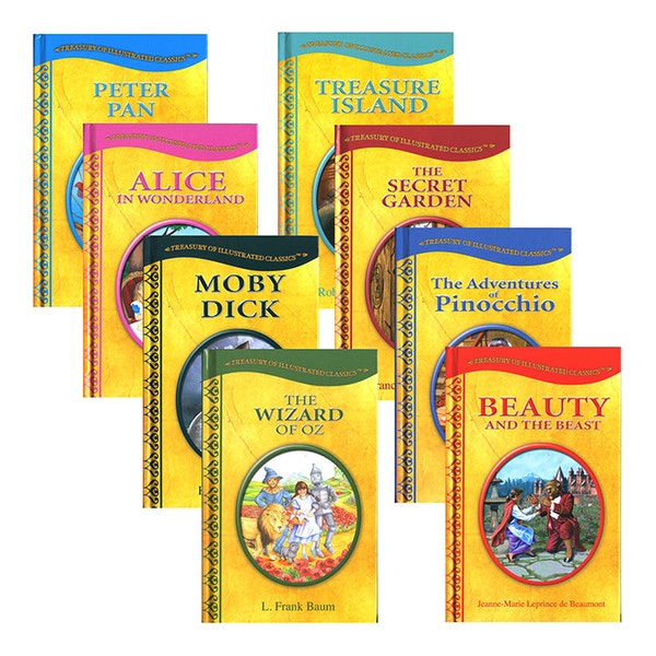 Treasury of Illustrated Classics Hardcover Storybooks Case Pack 48